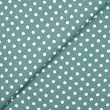 Coton imprimé étoile 6mm eucalyptus