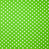Coton imprimé étoile 6mm vert