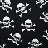 Coton imprimé morts de rire fond noir