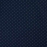 Coton imprimé noeud de papillon fond marine