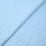 Coton imprimé pied de puce bleu ciel