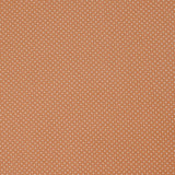 Coton imprimé pois 1mm fond terre de sienne