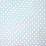 Coton imprimé pois 8mm fond vert bleu glacier