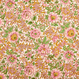 Coton liberty ® Vine Garden rose fond rose pâle au mètre