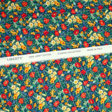 Coton liberty ® Métal rayé Florence moutarde au mètre