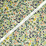 Cotton Liberty ® striped metal Wiltshire green per meter