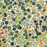 Cotton Liberty ® striped metal Wiltshire green per meter