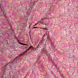 Coton liberty ® Strawberry rose au mètre