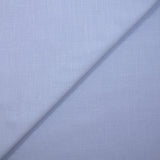 Coton tissé aspect lin bleu layette