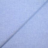 Coton tissé teint bleu lavé