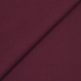 Coton uni lie de vin
