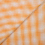 Coton Vichy 3mm abricot