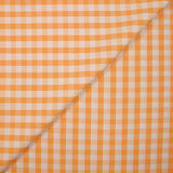 Coton Vichy 9mm abricot