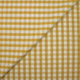 Coton Vichy 3mm moutarde