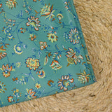 Crêpe de chine Claudia fond vert d'eau