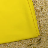 Crêpe de chine soie et acétate jaune poussin