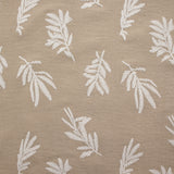 Crêpe floqué Acacia beige