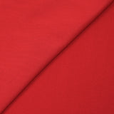 Crêpe jersey de polyester rouge fraise