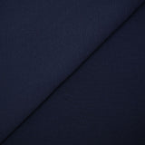 Crêpe polyester envers jersey bleu marine