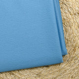 Crêpe satin gaufré viscose bleu céleste