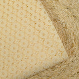 Dentelle festonnée fleurs ivoire