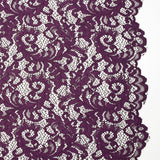 Dentelle festonnée Judith prune