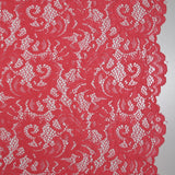 Dentelle festonnée Judith rose corail