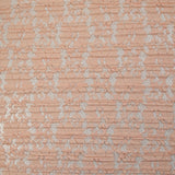 Dentelle plissée polyester Lisianthus rose pêche