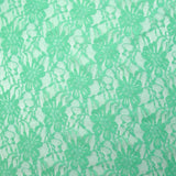 Dentelle polyester Enola vert d'eau