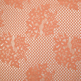 Dentelle polyester Joséphine pêche