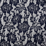Dentelle polyester Lara bleu marine