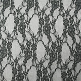 Dentelle polyester Noémie gris foncé