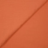 Double gaze de coton abricot