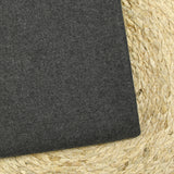 Drap de laine fin gris anthracite