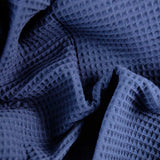 Coton 100% nid d'abeille indigo