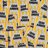 Étiquettes tissées "Ciao Amore" x 5