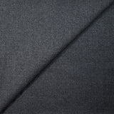 Flanelle de laine fine gris anthracite