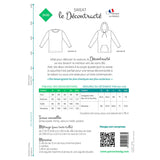 Patron de couture Homme : Sweat Le décontracté