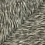 Jacquard de polycoton irisé fantaisie noir et écru