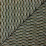Jacquard de polyviscose Lisa noir, vert et beige