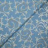 Jean's Amanda brodé bleu clair