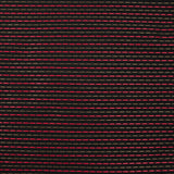 Jean's jacquard polyviscose rayé rouge et doré fond noir