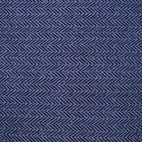 Jean's jacquard polyviscose trait fond marine