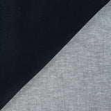 Jean's velours ras de coton bleu nuit