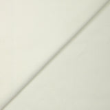 Jersey bord-côte tubulaire lourd blanc