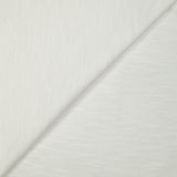 Jersey de coton flammé blanc craie