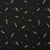 Jersey de coton imprimé les filles fond noir