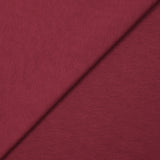 Jersey de coton interlock lie de vin