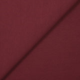 Jersey de coton interlock lourd bordeaux