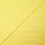 Jersey de coton rayure ton sur ton jaune mimosa